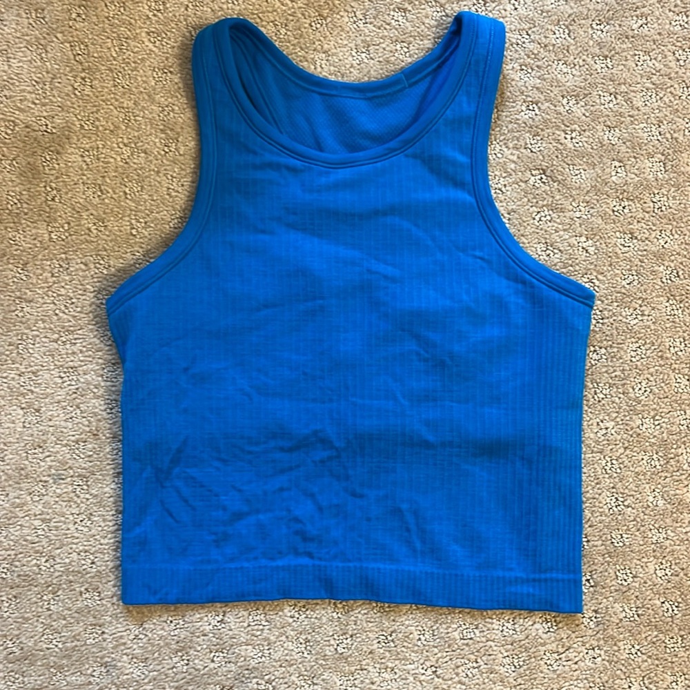 Lululemon ebb to street cropped tank